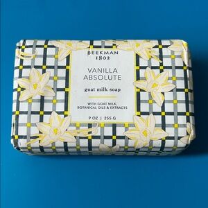 🖤NEW🔺Beekman 1802 VANILLA ABSOLUTE Goat Milk Soap 255 g / 9.0 oz